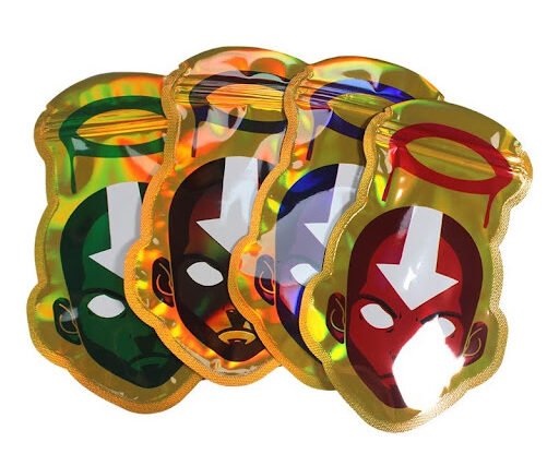 Heavy Duty Custom Die Cut Mylar Bags With UV Protection
